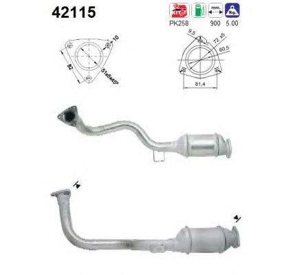 AS 42115 Catalytic Converter
